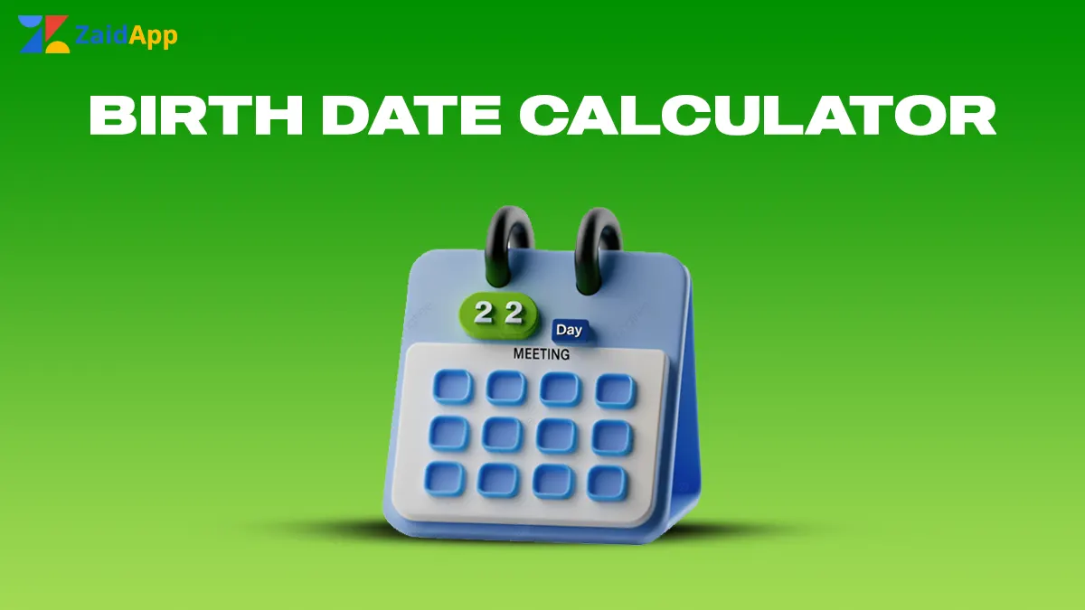 Age Calculator Tool Age Calculator Tool